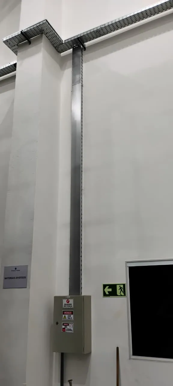 Execução de infraestrutura elétrica industrial