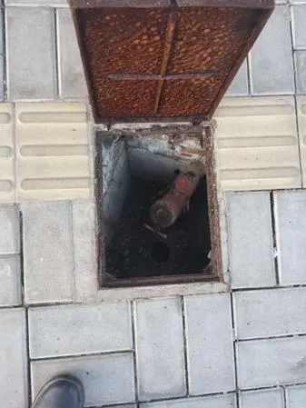 Instalação de hidrantes
