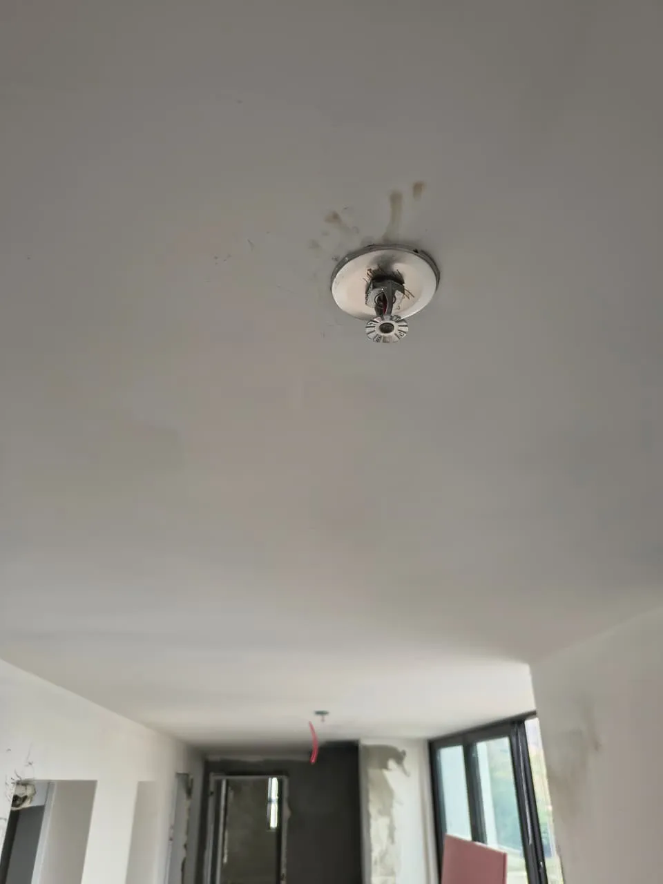 Instalação de sprinklers
